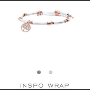 Inspo wrap bracelet silver – family